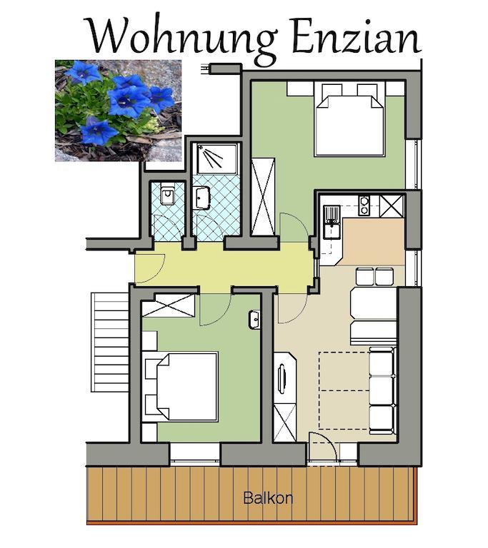 Urblhof Apartman Leutasch Szoba fotó